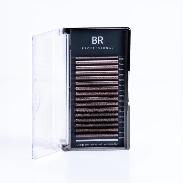 Extensions de cils YY brun (brésilien)